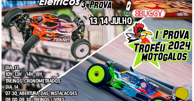 3ª prova do Campeonato Nacional 1/8TT Elétricos